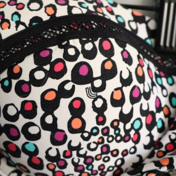 Lole Women's Sz M Multicolored Bandeau Strapless Bikini Swim Summer Top - Picture 8 of 11